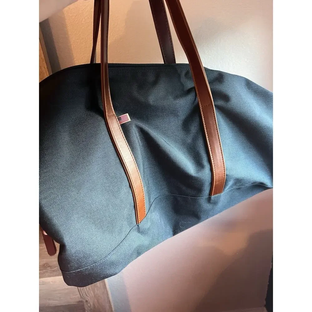 Hudson Sutler Heritage Weekender Navy Blue Dufflebag New Abacus
